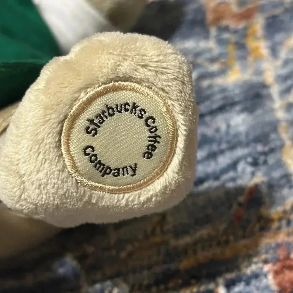 2017 thailand starbucks bearista teddy bear with green starbucks apron - Picture 5 of 8